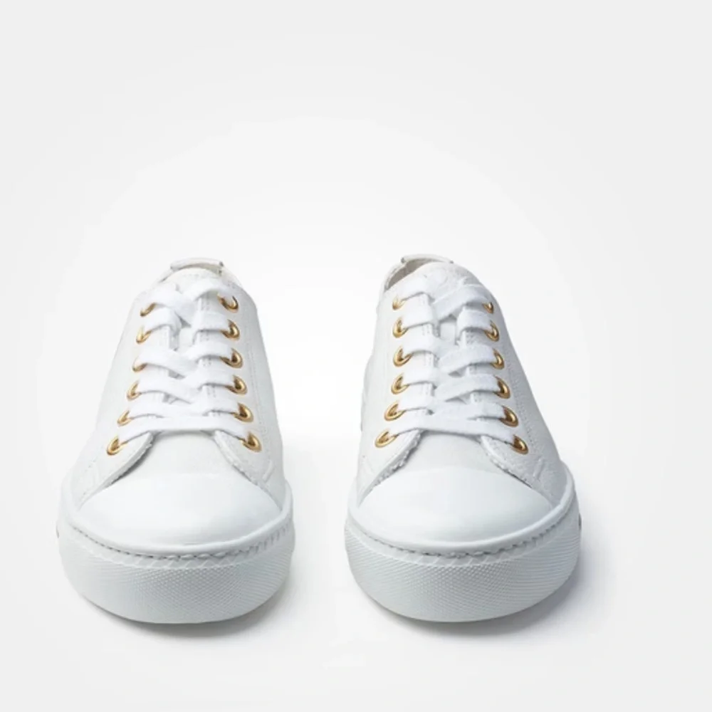 PAUL GREEN
White Women's White Sneakers with Gold Accents size Uk 3 US 5.5 NEW - Picture 4 of 17